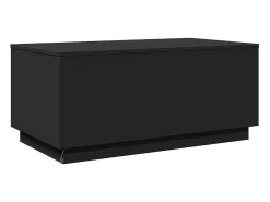 Mesa de centro | Mesa de apoio com luzes LED 90x50x40 cm^ Mesa De Centro