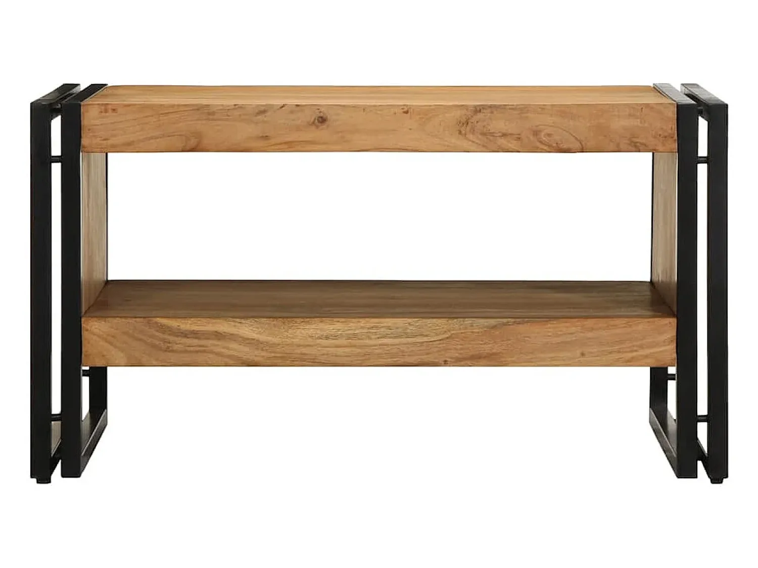 Mesa De Centro* Mesa de centro | Mesa de apoio | Mesa de café 70x50x38 cm madeira de acácia maciça Castanho