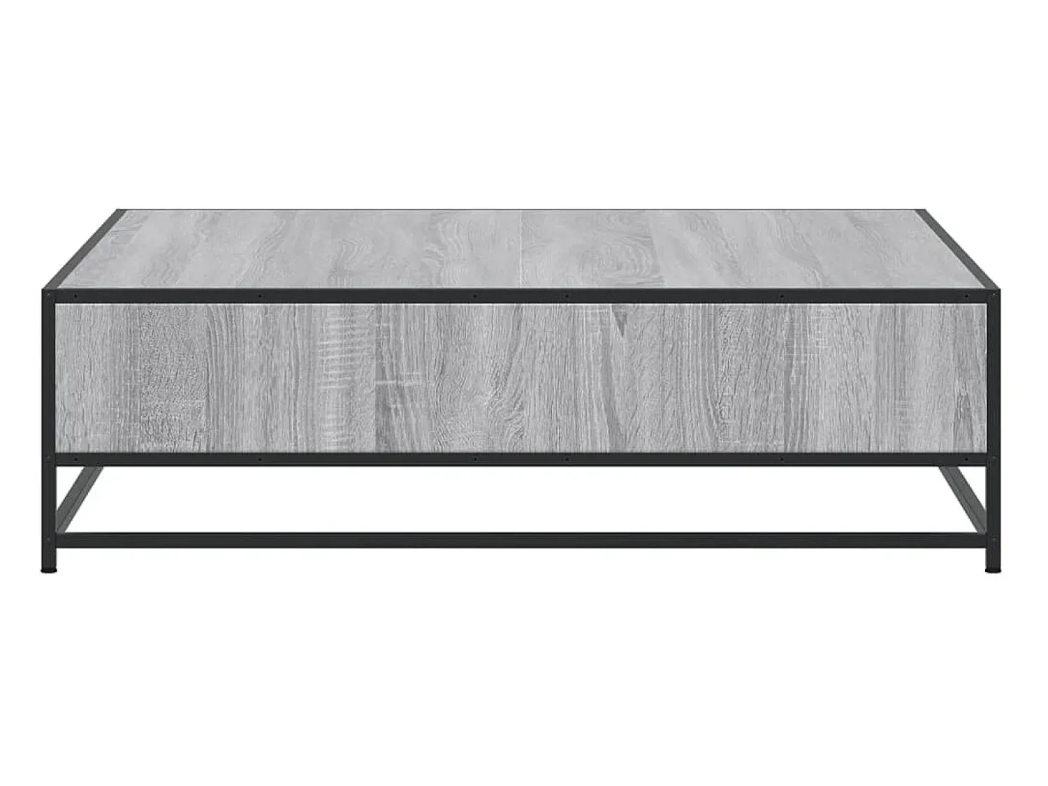 Mesa De Centro| Mesa de centro | Mesa de apoio derivados de madeira e metal sonoma Cinzento