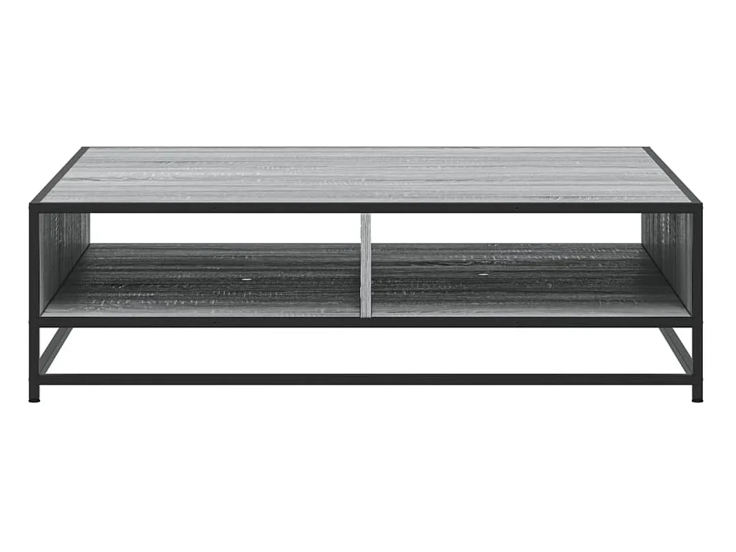 Mesa De Centro| Mesa de centro | Mesa de apoio derivados de madeira e metal sonoma Cinzento