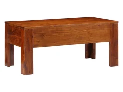 Mesa de centro | Mesa de apoio | Mesa de café 90x50x40 cm madeira de acácia maciça^ Mesa De Centro