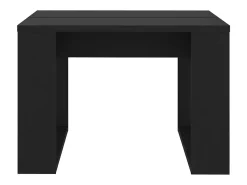 Mesa De Centro* Mesa de centro | Mesa de apoio 50x50x35 cm derivados de madeira Preto