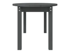 Mesa De Centro| Mesa de centro | Mesa de apoio 110x55x45 cm madeira de pinho maciça Cinzento