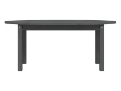 Mesa De Centro| Mesa de centro | Mesa de apoio 110x55x45 cm madeira de pinho maciça Cinzento