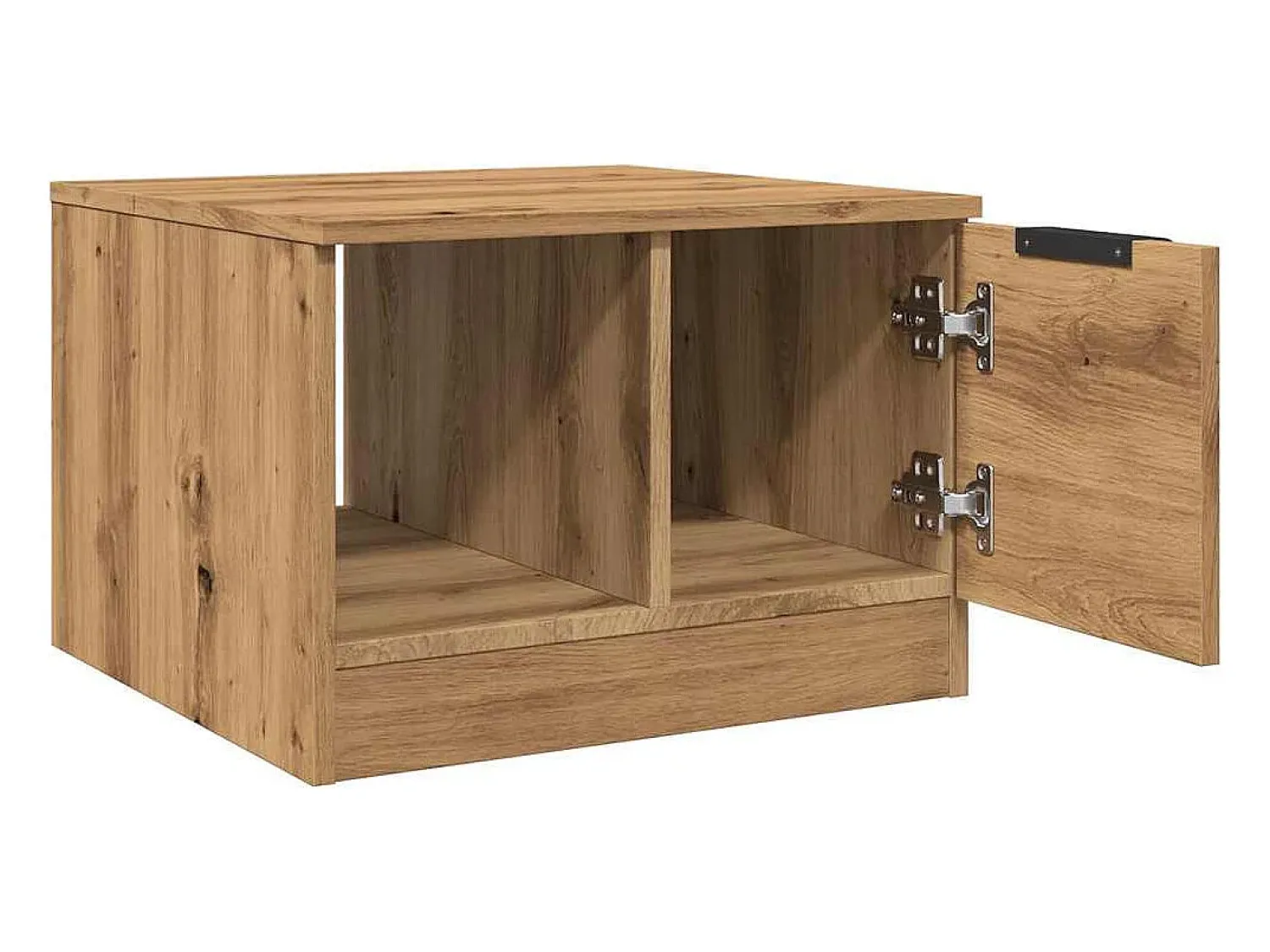 Mesa de centro | Mesa de apoio | Mesa de café 50x50x36 cm deriv. madeira carvalho artisiano^ Mesa De Centro