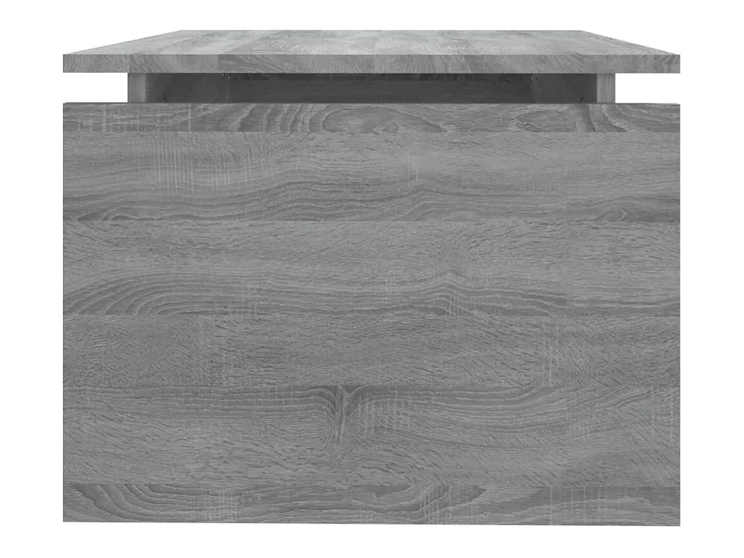 Mesa de centro | Mesa de apoio 68x50x38 cm derivados de madeira cinza sonoma^ Mesa De Centro