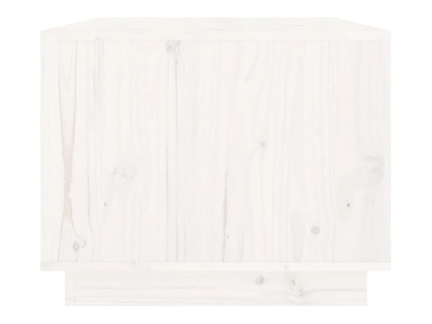 Mesa De Centro* Mesa de centro | Mesa de apoio 80x50x40 cm madeira de pinho maciça Branco