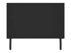 Mesa De Centro| Mesa de centro | Mesa de apoio 102x50x40 cm madeira processada Preto
