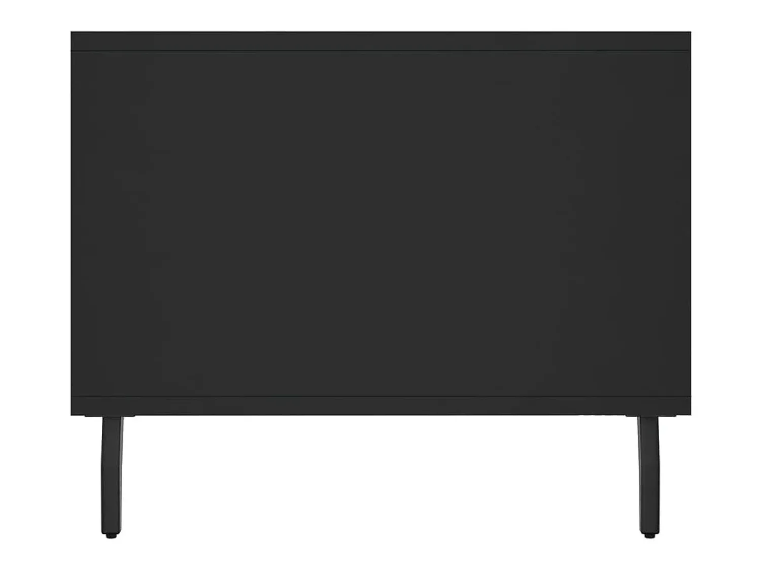 Mesa De Centro| Mesa de centro | Mesa de apoio 102x50x40 cm madeira processada Preto