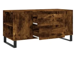 Mesa De Centro* Mesa de centro | Mesa de apoio derivados de madeira carvalho fumado Castanho
