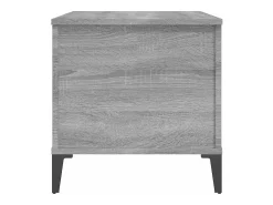 Mesa De Centro| Mesa de centro | Mesa de apoio 90x44.5x45 cm derivados de madeira cinza sonoma Cinzento