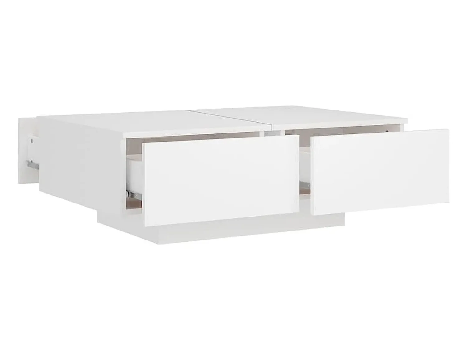 Mesa De Centro* Mesa de centro | Mesa de apoio 90x60x31 cm contraplacado Branco