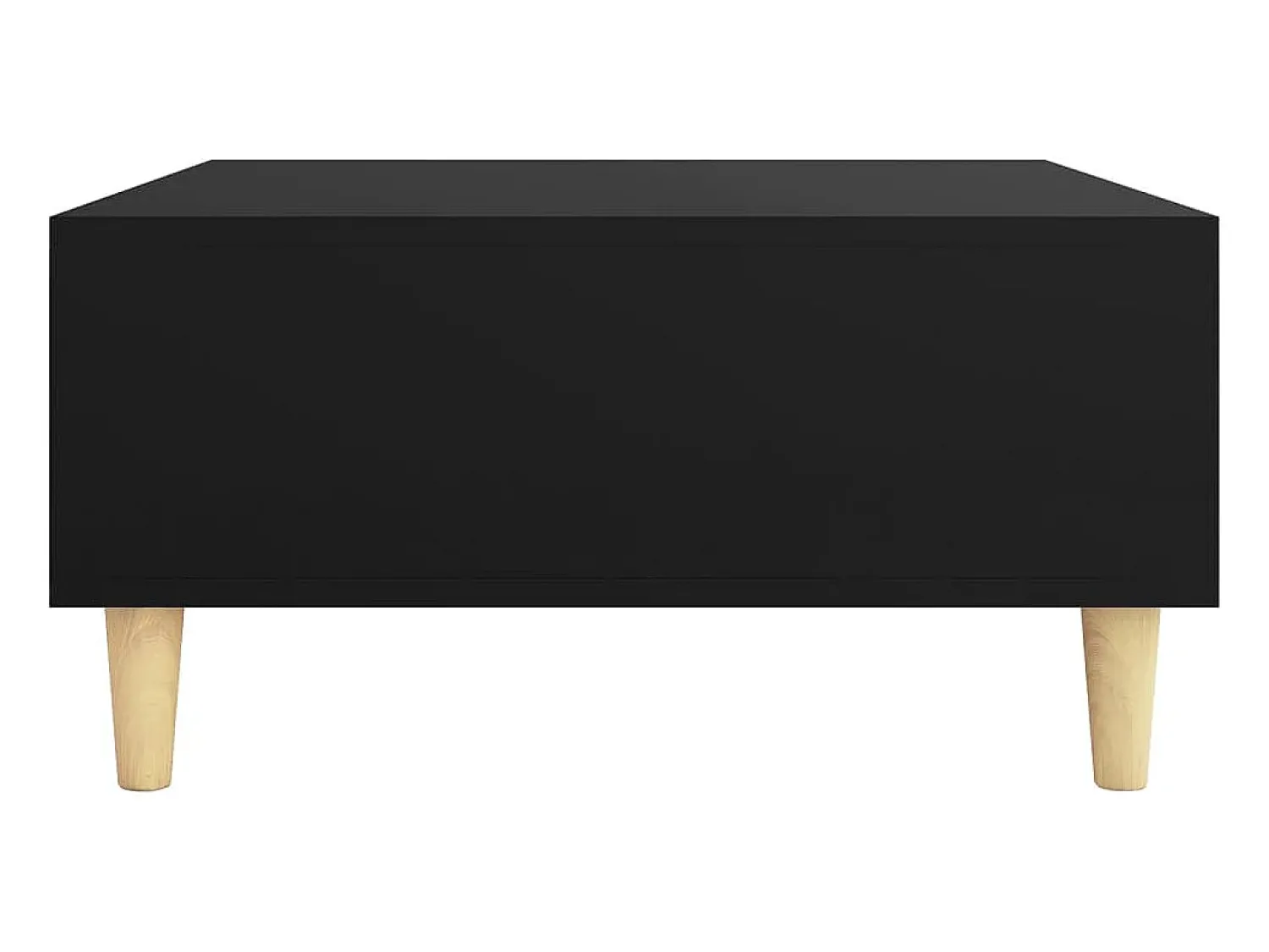 Clearance Mesa de centro | Mesa de apoio 60x60x30 cm contraplacado Preto
