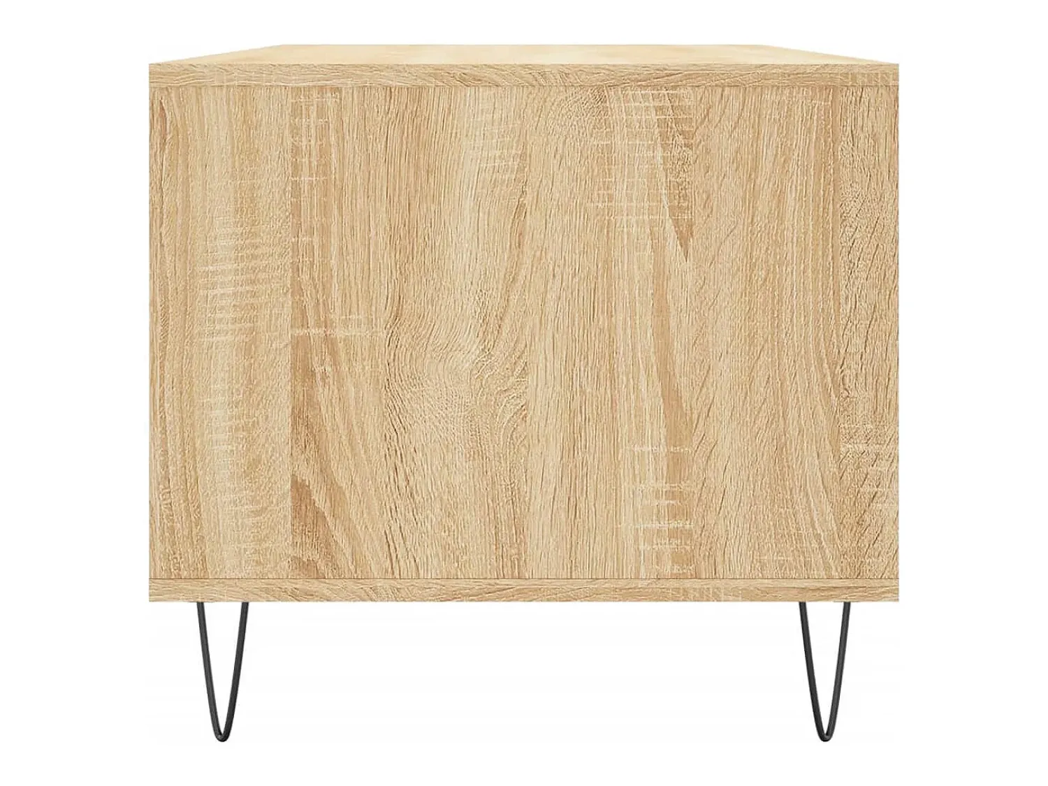 Mesa De Centro* Mesa de centro | Mesa de apoio 90x49x45 cm derivados de madeira carvalho sonoma Castanho