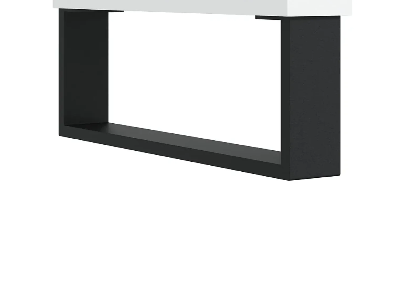 Hot Mesa de centro | Mesa de apoio 102x44.5x50 cm derivados de madeira Branco