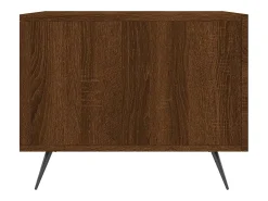 Mesa de centro | Mesa de apoio 50x50x40 cm derivados madeira carvalho^ Mesa De Centro