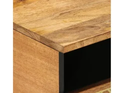 Mesa de centro | Mesa de apoio | Mesa de café 80x54x40 cm madeira de mangueira maciça^ Mesa De Centro
