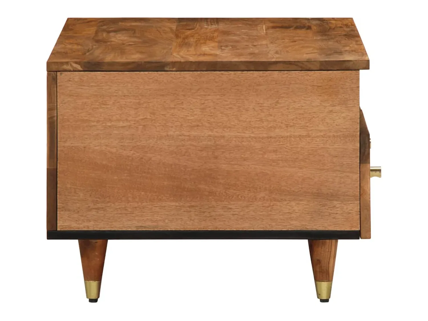 Mesa de centro | Mesa de apoio | Mesa de café 80x54x40 cm madeira de mangueira maciça^ Mesa De Centro