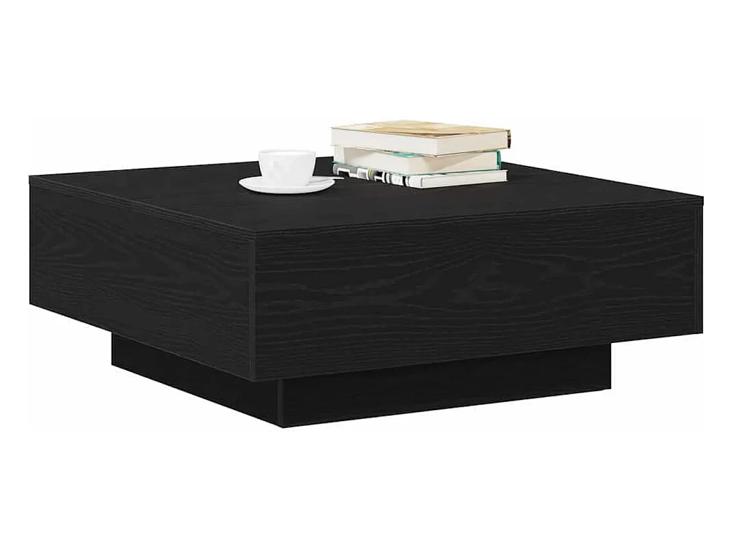 Online Mesa de centro | Mesa de apoio Carvalho 80x80x31 cm Preto