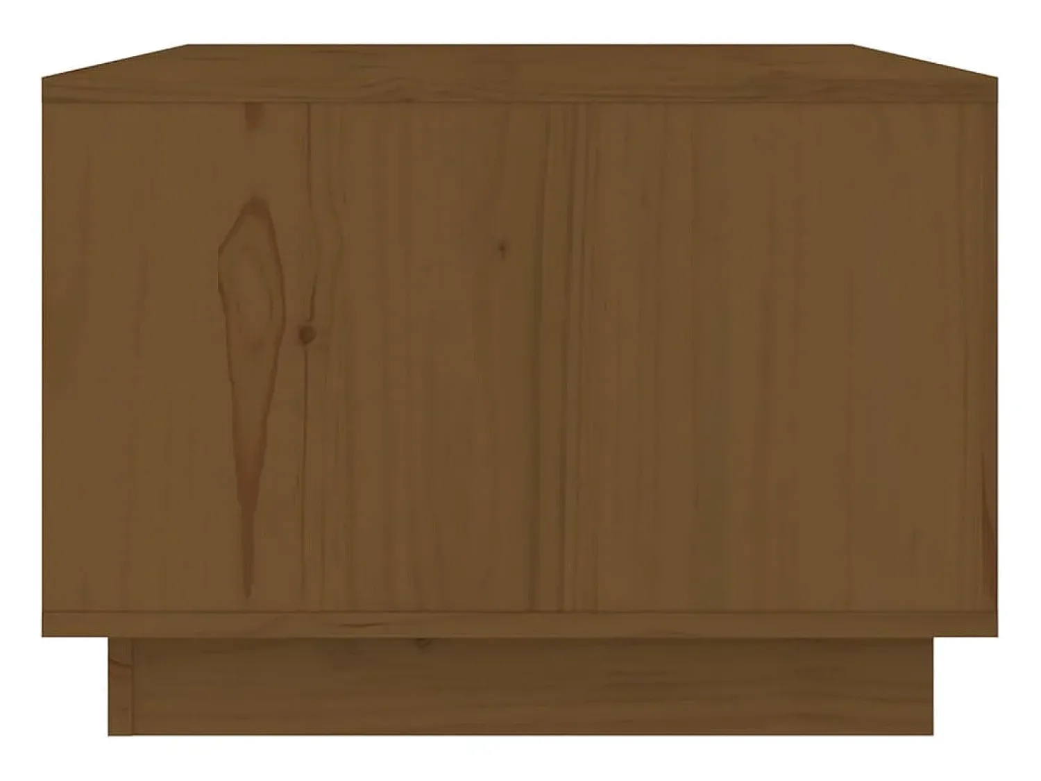 Mesa de centro | Mesa de apoio 80x50x35 cm madeira de pinho maciça -mel^ Mesa De Centro