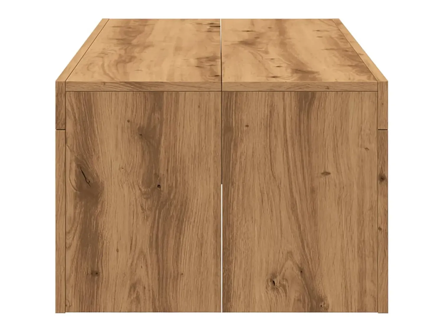 Mesa de centro | Mesa de apoio | Mesa de café 102x50x35 cm deriv. madeira carvalho artisiano^ Mesa De Centro