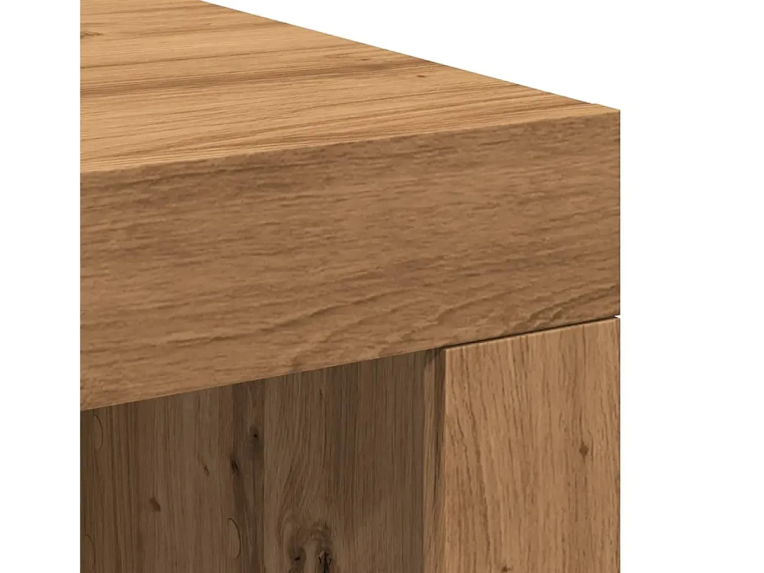 Mesa de centro | Mesa de apoio | Mesa de café 102x50x35 cm deriv. madeira carvalho artisiano^ Mesa De Centro