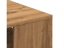 Mesa de centro | Mesa de apoio | Mesa de café 55x55x42 cm derivados de madeira carvalho artisiano^ Mesa De Centro