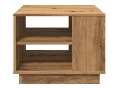 Mesa de centro | Mesa de apoio | Mesa de café 55x55x42 cm derivados de madeira carvalho artisiano^ Mesa De Centro