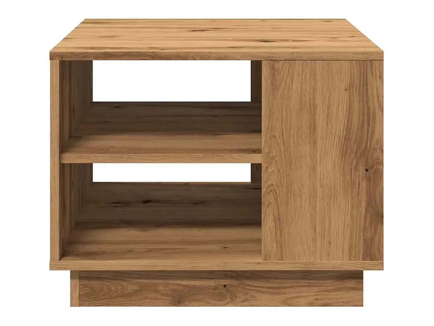 Mesa de centro | Mesa de apoio | Mesa de café 55x55x42 cm derivados de madeira carvalho artisiano^ Mesa De Centro