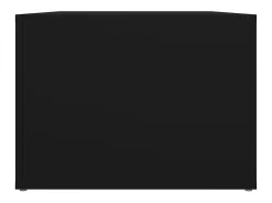 Mesa De Centro* Mesa de centro | Mesa de apoio 80x50x36 cm derivados de madeira Preto