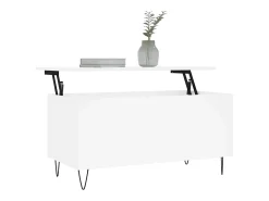 Mesa de centro | Mesa de apoio 90x44.5x45 cm derivados de madeira^ Mesa De Centro