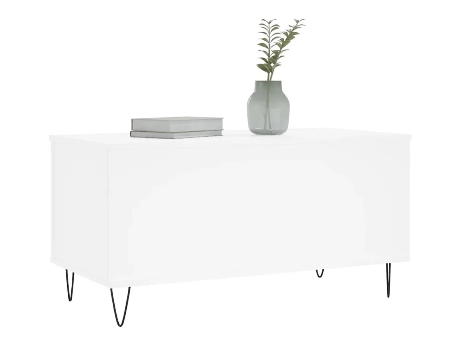 Mesa de centro | Mesa de apoio 90x44.5x45 cm derivados de madeira^ Mesa De Centro