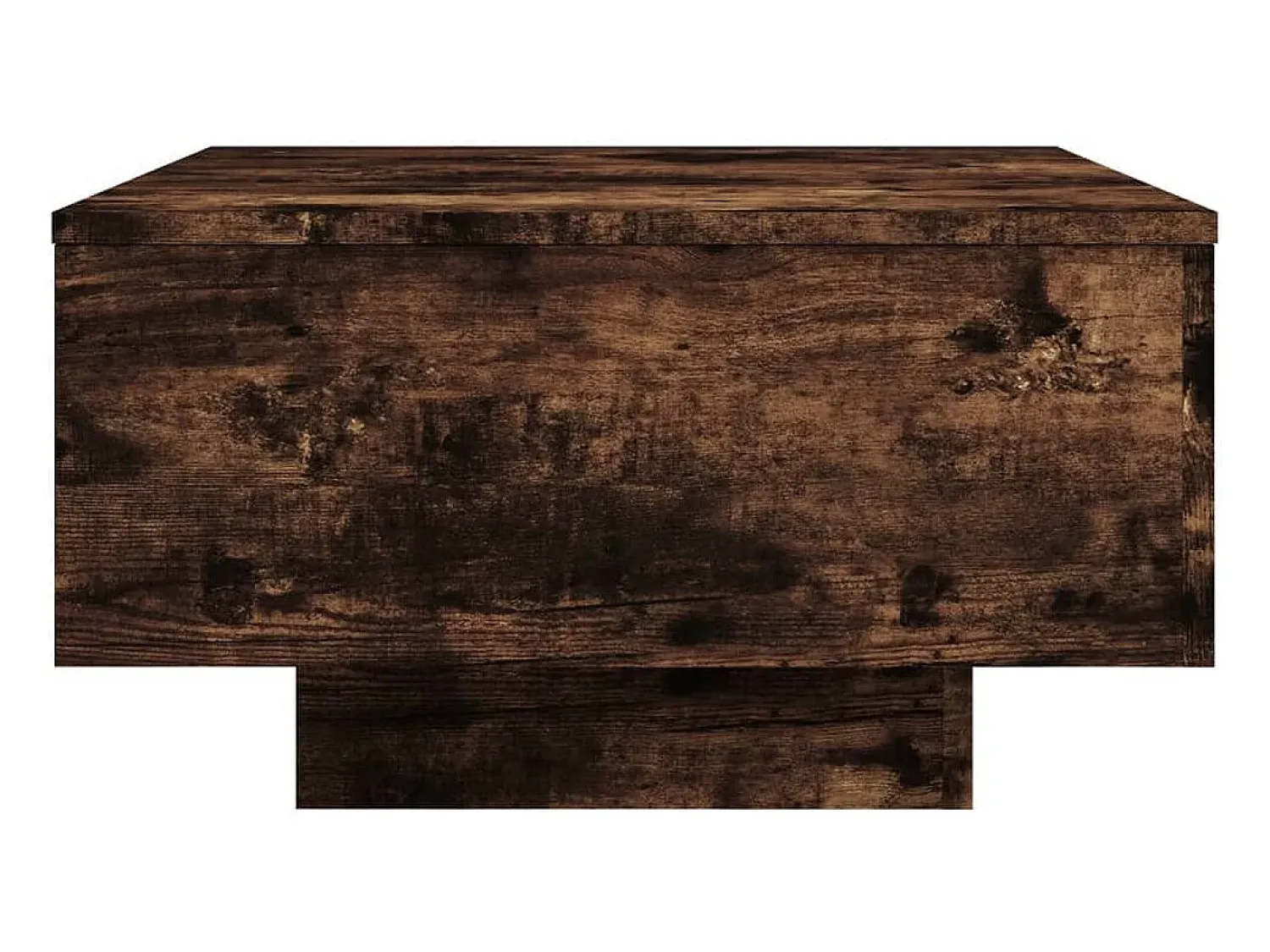 Mesa De Centro| Mesa de centro | Mesa de apoio 55x55x31 cm derivados de madeira carvalho fumado Castanho