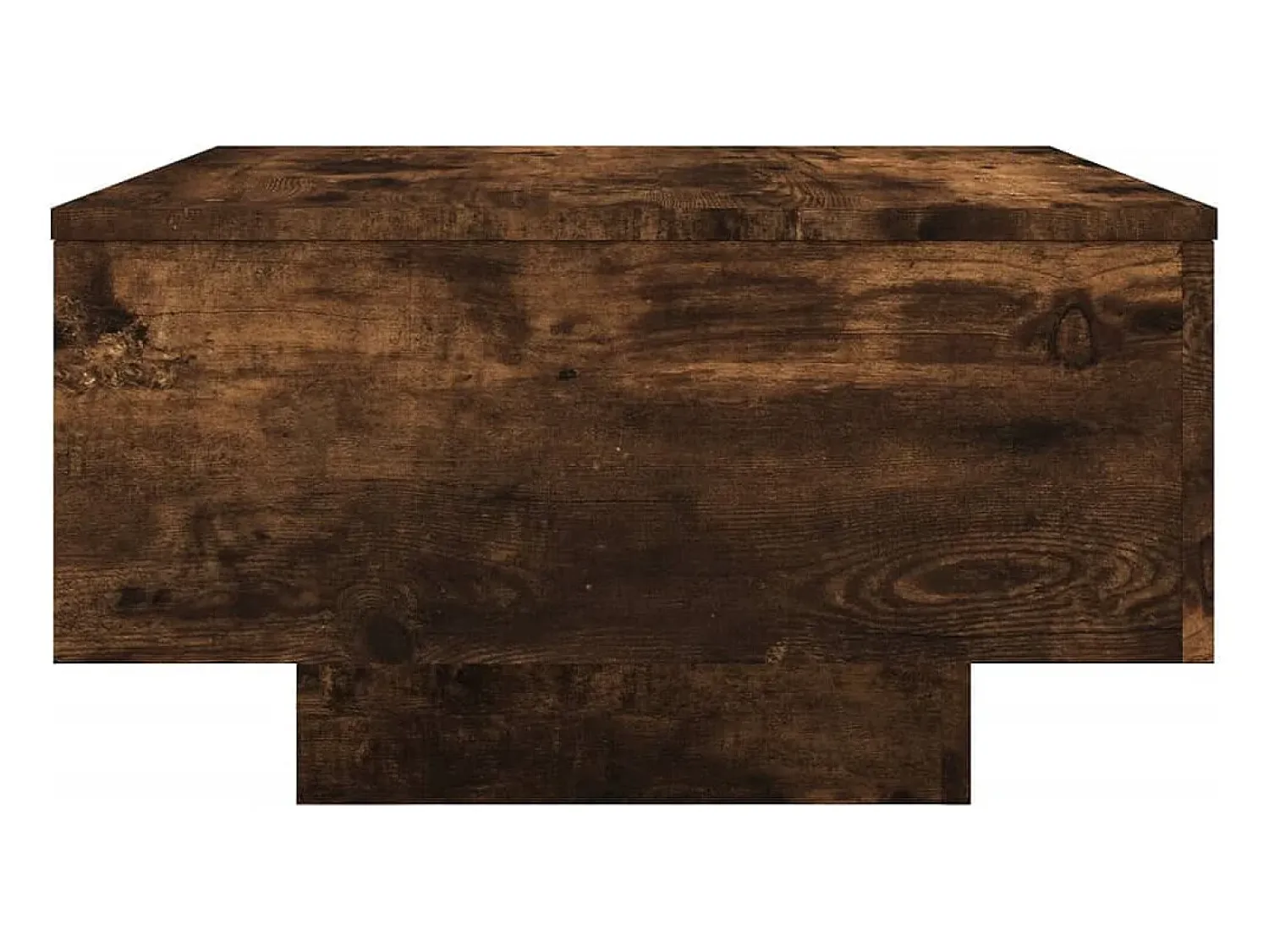 Mesa De Centro| Mesa de centro | Mesa de apoio 55x55x31 cm derivados de madeira carvalho fumado Castanho