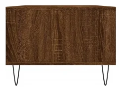 Mesa de centro | Mesa de apoio 90x50x36.5cm derivados madeira carvalho^ Mesa De Centro