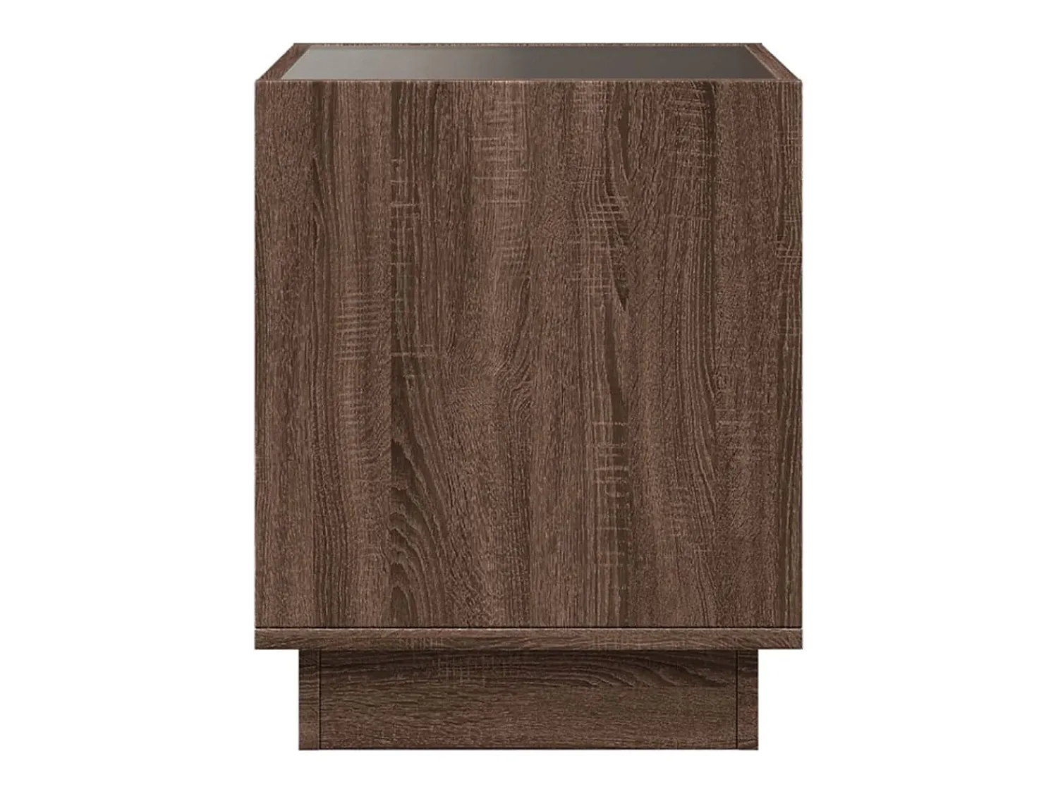 Mesa de centro | Mesa de apoio luzes LED Infinity 50x50x50 cm carvalho^ Mesa De Centro