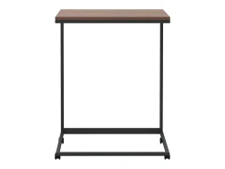 Mesa De Centro| Mesa de centro | Mesa de apoio c/ rodas 55x35x70 cm madeira processada Preto