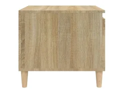 Mesa De Centro| Mesa de centro | Mesa de apoio 100x50x45 cm derivados madeira carvalho sonoma Castanho