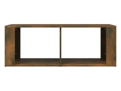 Mesa de centro | Mesa de apoio 100x50x36 cm derivados madeira carvalho fumado^ Mesa De Centro