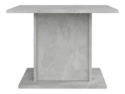 Mesa De Centro* Mesa de centro | Mesa de apoio 55.5x55.5x40 cm derivados madeira cinza-cimento Cinzento