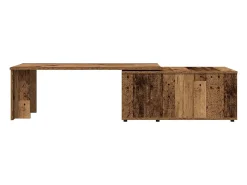 Mesa De Centro* Mesa de centro | Mesa de apoio | Mesa de café madeira antiga 150x50x35 cm madeira trabalhada Castanho