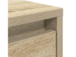 Sale Mesa de centro | Mesa de apoio com gavetas 70.5x70x40 cm carvalho sonoma Castanho
