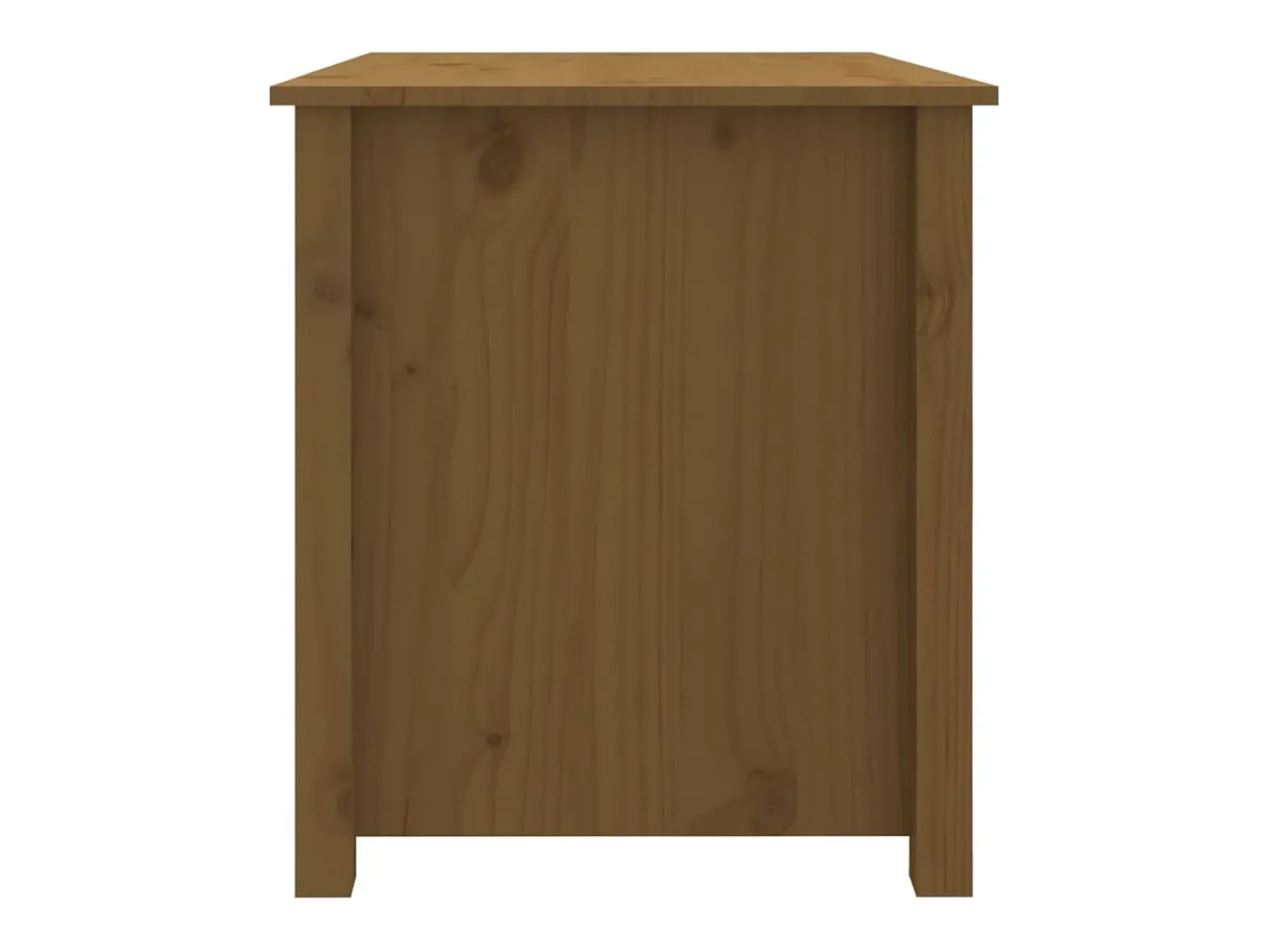 Mesa De Centro| Mesa de centro | Mesa de apoio 71x49x55 cm pinho maciço mel Castanho