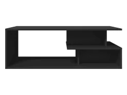 Mesa De Centro| Mesa de centro | Mesa de apoio 102x55x35 cm derivados de madeira Preto
