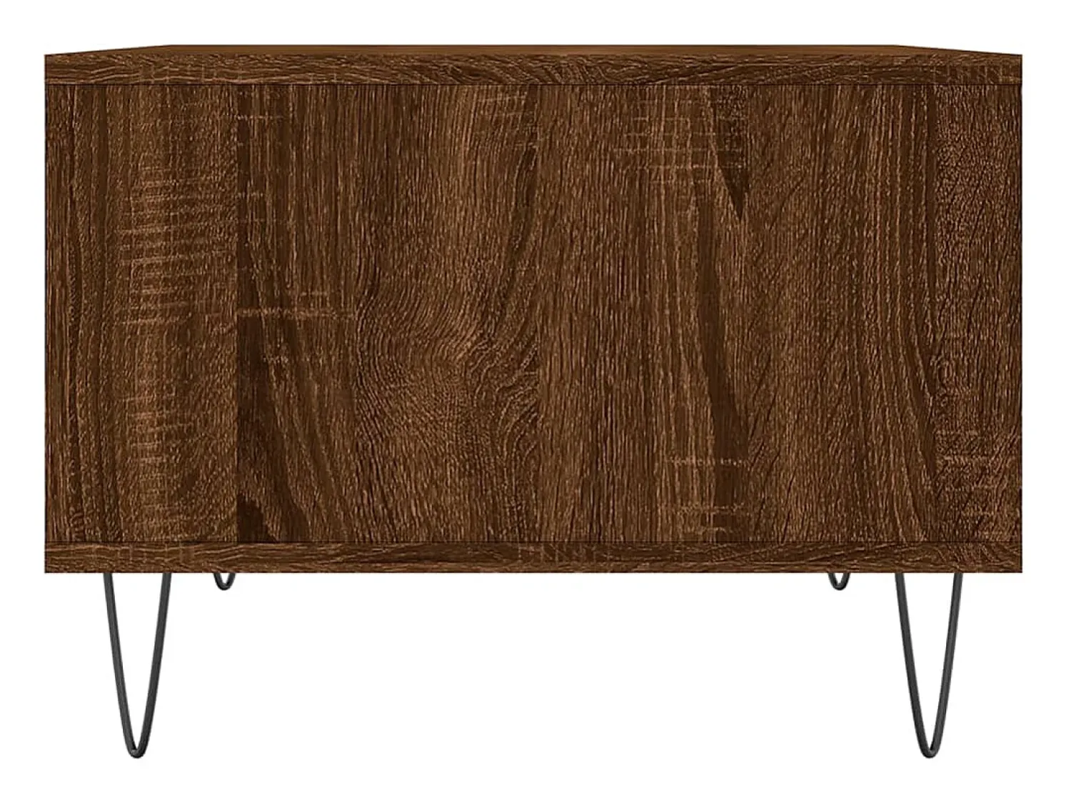 Mesa De Centro| Mesa de centro | Mesa de apoio 60x50x36.5cm derivados madeira carvalho Castanho