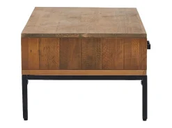 New Mesa de centro | Mesa de apoio | Mesa de café 90x50x35 cm pinho maciço Castanho