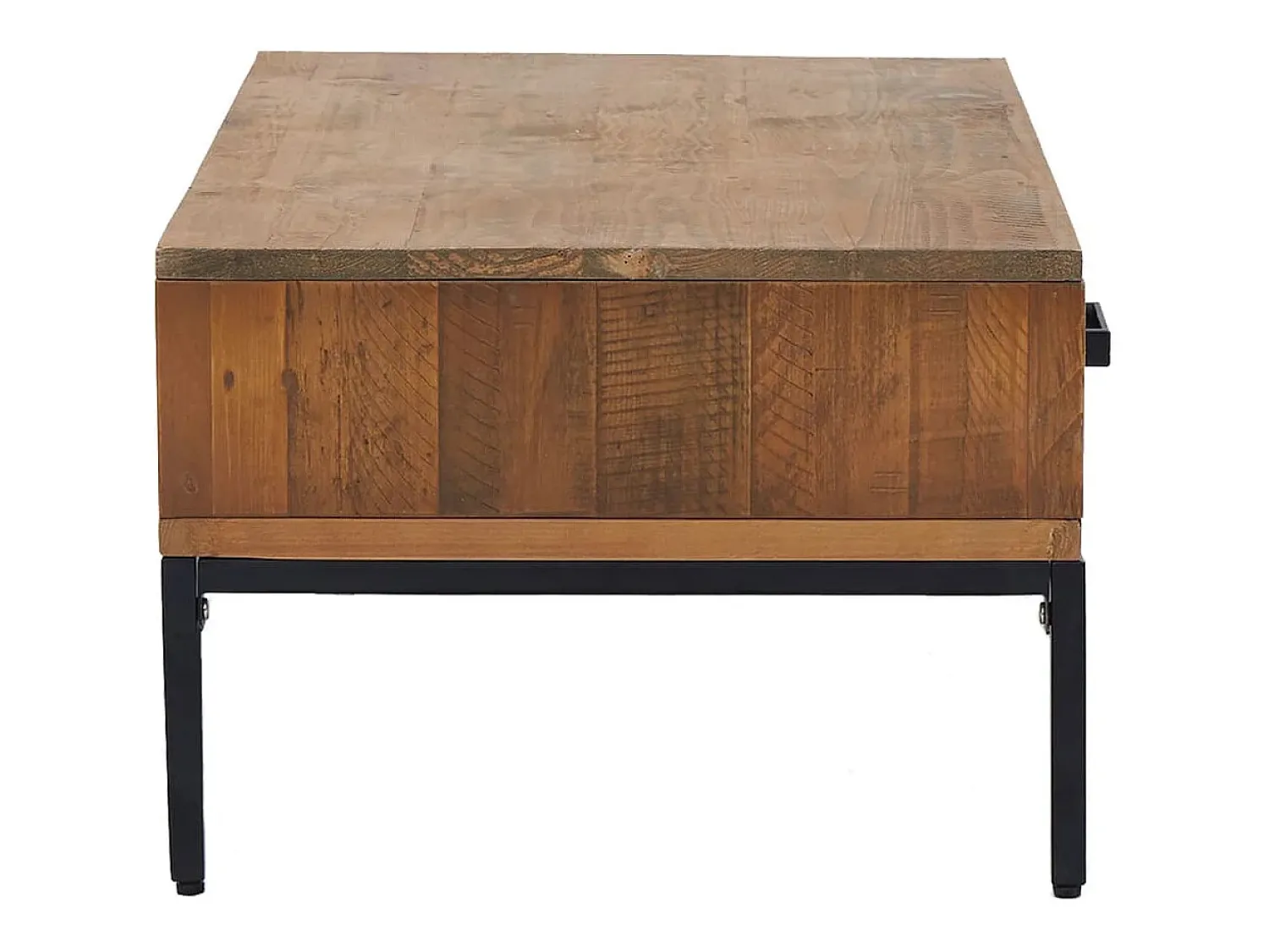 New Mesa de centro | Mesa de apoio | Mesa de café 90x50x35 cm pinho maciço Castanho