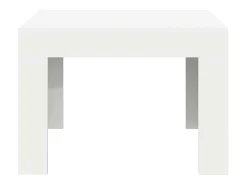 Mesa De Centro| Mesa de centro | Mesa de apoio 50x50x35 cm derivados madeira Branco