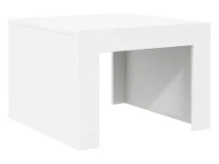 Mesa De Centro| Mesa de centro | Mesa de apoio 50x50x35 cm derivados madeira Branco