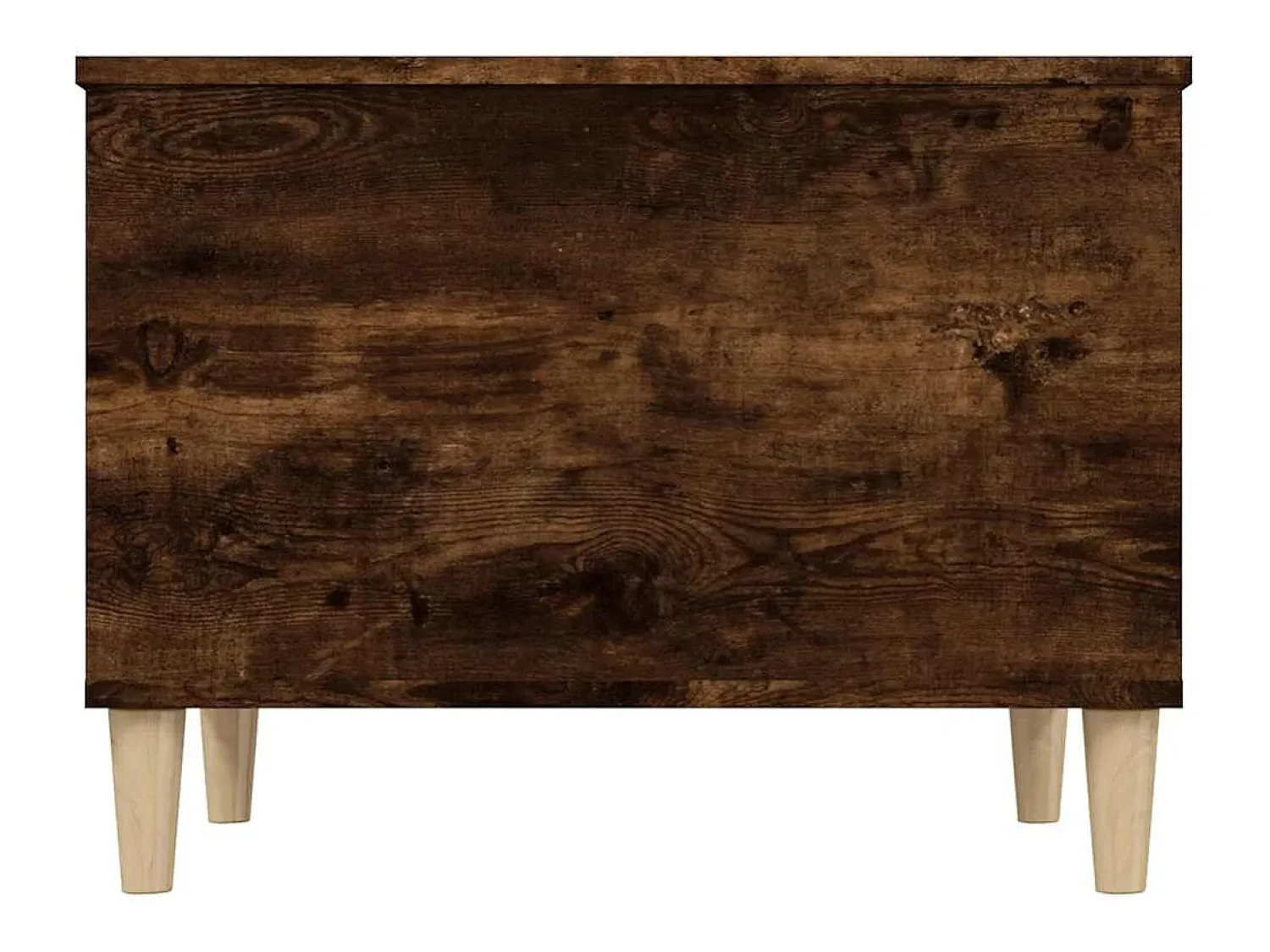 Best Mesa de centro | Mesa de apoio 60x44.5x45 cm derivados madeira carvalho fumado Castanho